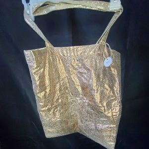 Metallic Bronze Totebag